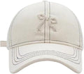 Sumleno Womens Trendy Cute Bow Baseball Cap Y2k Aesthetic Preppy Sun Cap Hiking Travel Trucker Hat Accessories