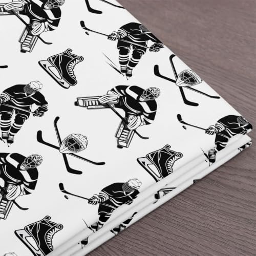 Erosebridal Ice Hockey Upholstery Fabric, 3 Yards