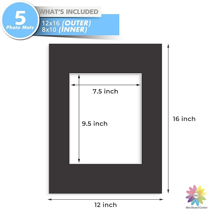 MBC Mat Board Center, 5 Pack 12x16 - Image 3