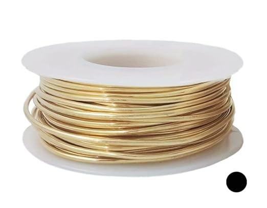 16 Gauge, Jeweler's Brass Wire, Round Dead Soft CDA #230 Alloy Jewelry Grade - by CRAFTWIRE