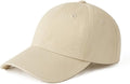Baseball Cap Adjustable Size 100% Cotton Caps for Running Workouts & Outdoor Activities All Seasons