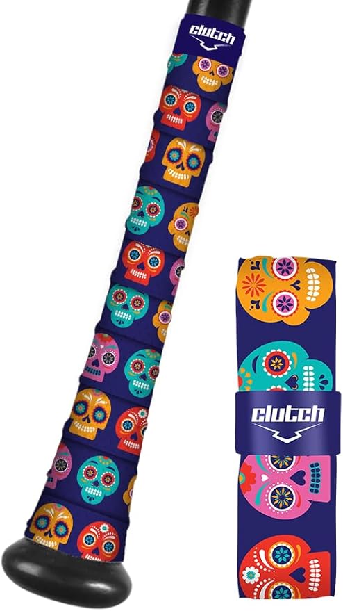 Clutch Sports Apparel All-Weather Bat Grip Tape, 1.1mm Cushioned & Non-Slip for Baseball & Softball, Durable & Multi-Sport Performance for Youth & Adult Players
