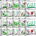 Eccliy 20 Pcs Golf Makeup Bags Bulk, 8x5 Inch Canvas Pouches with Zipper