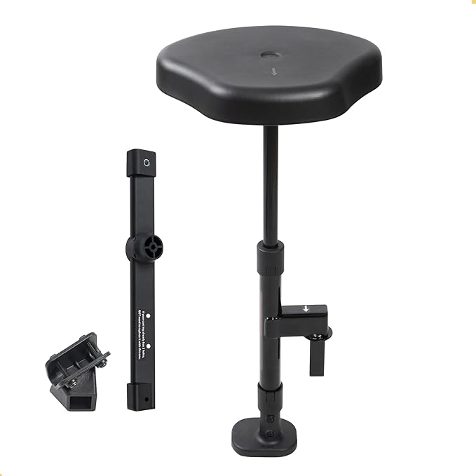 Caddytek Removable Golf Cart Seat, Golf Push Cart Seat, Golf Chair Accessory, Trolly Seat for 3 Wheels and 4 Wheels