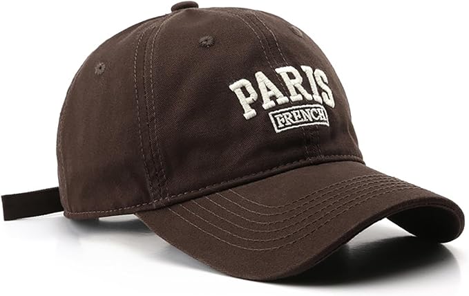 Paris Hat Unisex Baseball Cap Soft Sun Hat Adjustable Trucker Cap