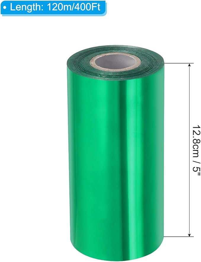 PATIKIL 5"x400Ft Hot Stamping Foil Paper, Heat Transfer Hot Stamping Paper Foil - Image 2