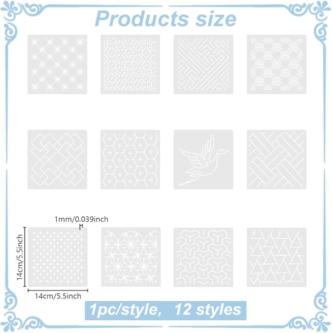 FREEBLOSS Embroidery Stencils - Image 3