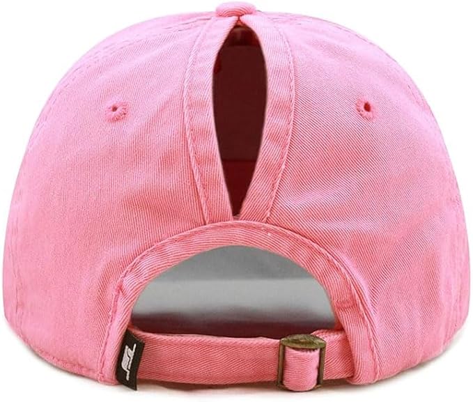 Cotton Baseball Cap Dad Hat – Washed Low Profile Adjustable Hat for Men Women Casual Outdoor Running Golf