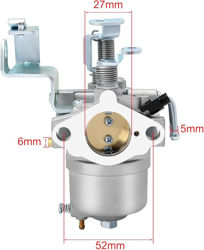 JN6-14101-14 Carburetor Fit for Yamaha G16 G17 G18 G19 G20 G21 1996-2002 4-Cycle Engine Golf Car Tune Up Kit Replace JN6-14101-15 JN6-13567-00 JN3-14101-00 with Air Filter