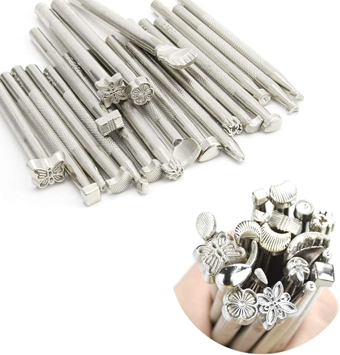 65PCS Leather Stamping Tool Leather Carving Working Saddle Making Tools DIY - Image 2