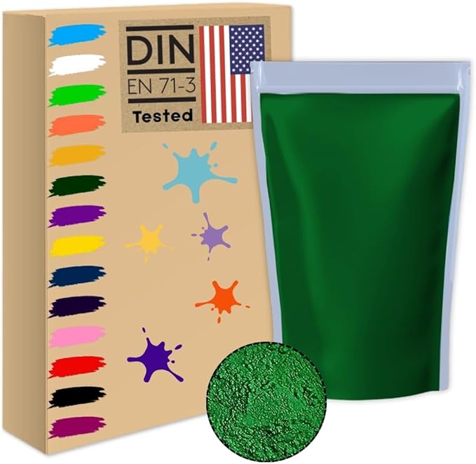 2.2lb/1kg green Holi color powder rangoli non toxic bulk organic washable by Unknown