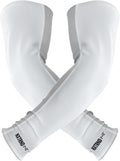 1 Pair Nxtrnd Compression Arm Sleeves for Men, Breathable Football, Basketball, Baseball Accessory, Adult & Kids