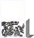 MECCANIXITY 30 Pcs Metal Locking Pin Backs, Locking Pin Keepers Locking Clasp by MECCANIXITY