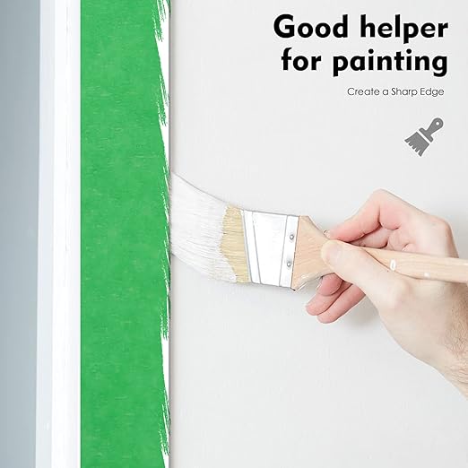 Green Painters Tape, 1 inch x 60 Yards x 10 Rolls - Image 6