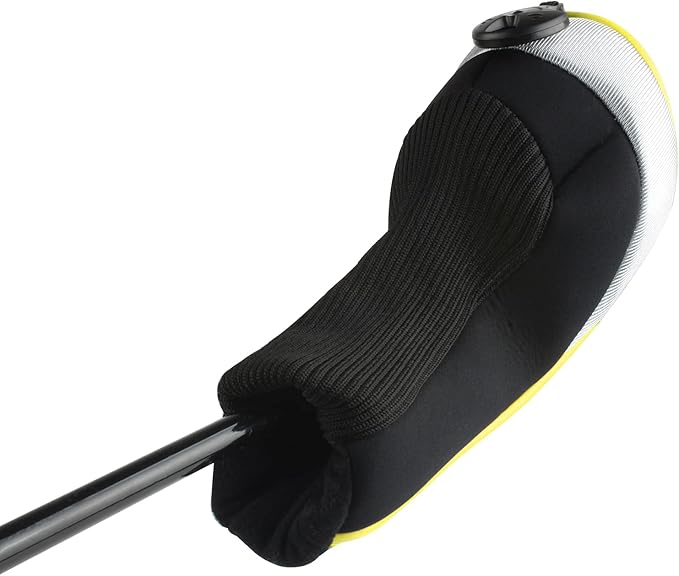 Andux Mesh Golf Hybrid Club Head Covers with Dial Number Tags, 4pcs/Set