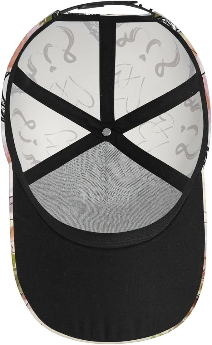 Westie Dogs Beach Summer Tropical Baseball Cap Men Women Classic Adjustable for Running Workout and Outdoor All Season Hat
