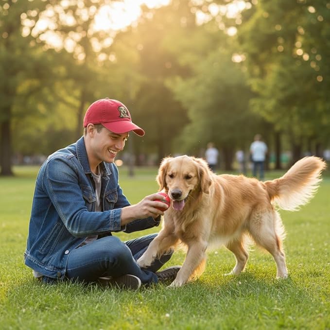 Pet Dog Lover Gifts,Embroidered Dog Baseball Hats for Men Women Dad Mom