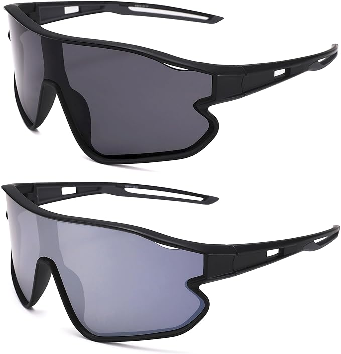 Kids Baseball Sunglasses - Youth Baseball Sunglasses for Boys Girls - Sports Softball Shades Age 6-14
