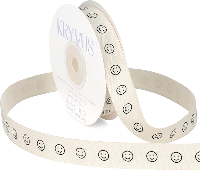 Smiley Faces Ribbon by Kryvusribbon
