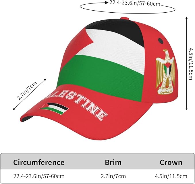 National Flags Baseball Cap for Men Women, Fashion Adjustable Sun Protection Visor Caps Trucker Hat Patriotic Caps