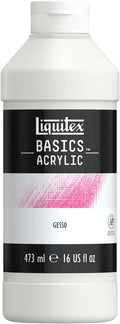 Liquitex BASICS Gesso Surface Prep Medium, 473ml Bottle by Liquitex