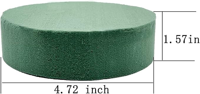 5 Pcs Floral Foam, MYYZMY 4.7 Inch Dry Wet Floral Foam Bricks Round - Image 2