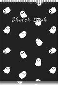 Cabreche Sketch Book Top Spiral Bound Sketch Pad, 9 x 12 inch, 100GSM Thick by Cabreche