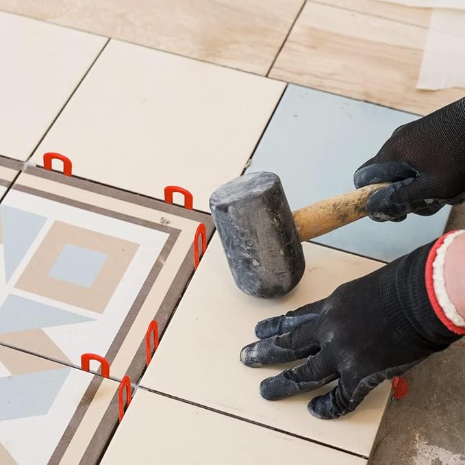 DGSL Tile Leveling System Tile Spacers 1/8 Inch, 1000 pieces Horseshoe Shim U - Image 6