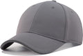 TSSGBL Men's Plain Baseball Hat - OSFM & XXL Big Head Fit，Adjustable Structured Ball Cap with Reflective Sandwich Brim