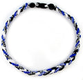 MapofBeauty 18 Inch Three Colors Fashion Three Braided Rope Tornado Necklace