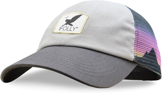 Baseball Cap for Women in Cute Dad Hat Design with Mesh to Stay Cool at The Beach in Summer