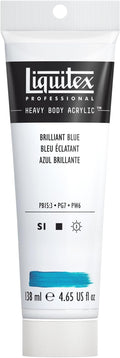 Liquitex Professional Heavy Body Acrylic Paint, 4.65-oz Tube, Brilliant Blue by Liquitex
