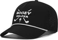 Funny Golf Hats Funny Golf Gifts for Men,Golf Rope Hat for Men,Legalize Mulligans - Black/White
