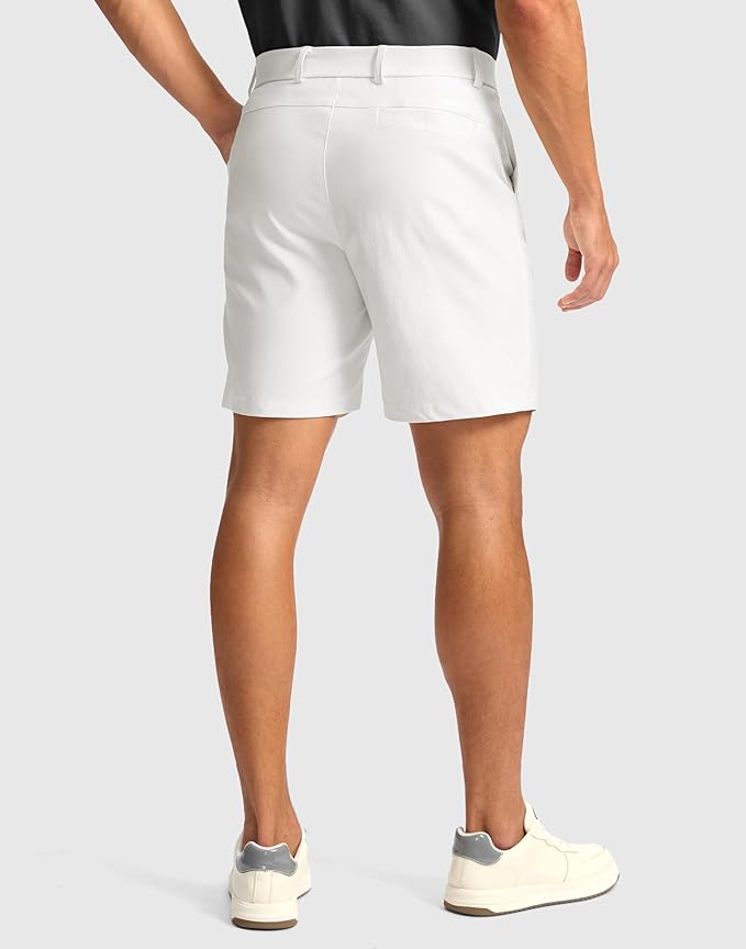 G Gradual Men's Golf Dress Shorts 5"/ 7"/ 9" Stretch Casual Work Flat Front Shorts for Men with 3 Pockets Quick Dry