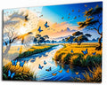 SpiritualHands Fantastic Scenery Tempered Glass Wall Art Painting by SpiritualHands