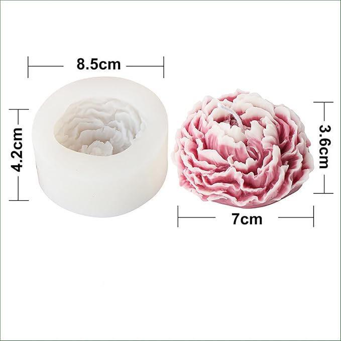 Bud Peony & Rose Mold Set - Image 2