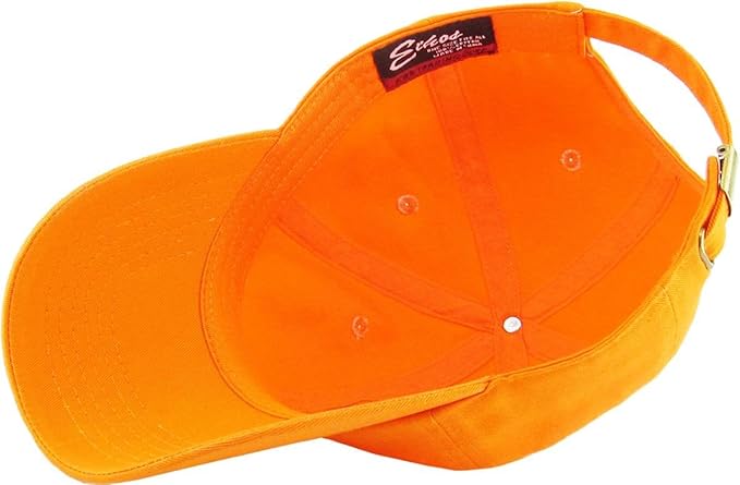 KBETHOS Classic Unisex Cotton Adjustable Low Crown Baseball Cap – Plain Dad Hat