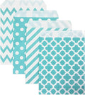 KEYYOOMY 200 Pcs Teal Blue Candy Buffet Bags by KEYYOOMY