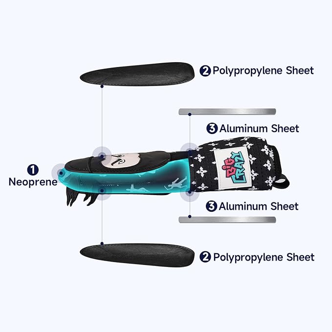 Big Crazy Sliding Mitt for Youth & Adult, Baseball Softball Sliding Mitt, Baseball Accessories and Protective Gear Flexible, Durable, Ambidextrous