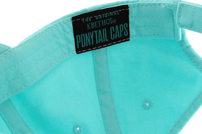 Classic Plain Ponytail Messy High Bun Headwear Adjustable Cotton Trucker Mesh Glitter Hat Baseball Cap