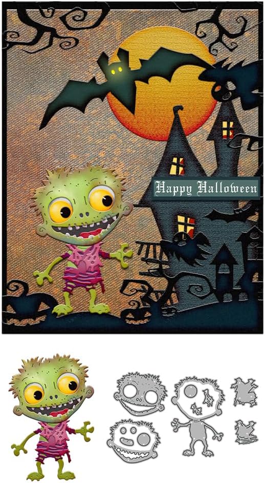 Halloween Clear Silicone stampReusable Stamp - Image 4