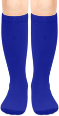 Olreco 1 Pack Toddler Kids Youth Soccer Socks Girls Boys Baseball Socks Youth Knee High Softball Football Accessories Cotton