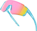 Fanshen Kids Baseball Sunglasses for Boys Girls Ages 3-12, Sports Polarized Youth Baseball Softball Sunglasses UV Protection