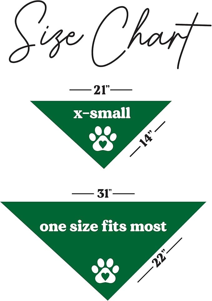 Game Day Dog Bandana | 100% Cotton Adjustable Triangle | Made in USA | Baseball| Sports | Biggest Fan | Game Day | Green, X-Small (1054)