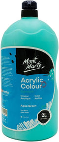 Mont Marte Discovery School Acrylic, Aqua Green, 1/2 Gallon. Ideal by MontMarte