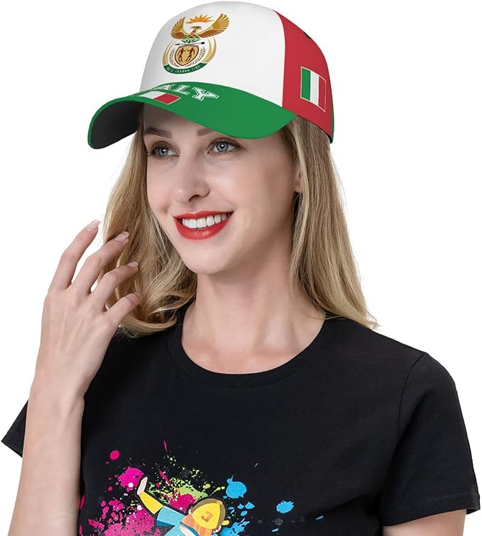 National Flags Baseball Cap for Men Women, Fashion Adjustable Sun Protection Visor Caps Trucker Hat Patriotic Caps