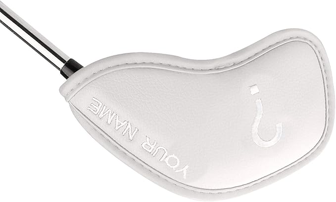 CRAFTSMAN GOLF 12pcs or 1pc Thick Synthetic Leather Golf Iron Head Covers Set Headcover Fit All Brands Callaway Ping Taylormade Cobra Etc. Also Custom Name