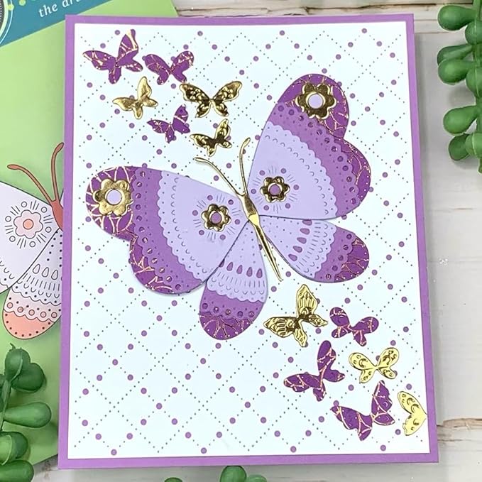 Cutting Dies for Card Making, Metal Scrapbooking Die-Cuts, DIY Bckground Frame - Image 2