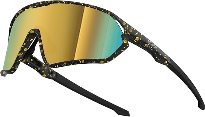 Youth Baseball Polarized Kids Sunglasses for Boys Girls Age 6-12 with Carrying Case Cycling Softball Padel Lightweight