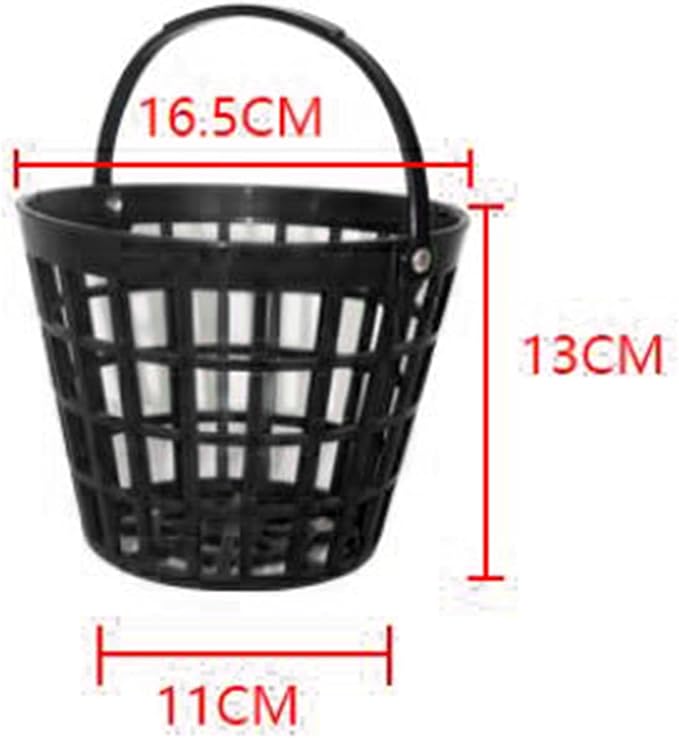 SM SunniMix Unbreakable Golf Ball Basket, Golfball Container with Handle Ball Holder Contains 25/50/100 Balls Range Accessories